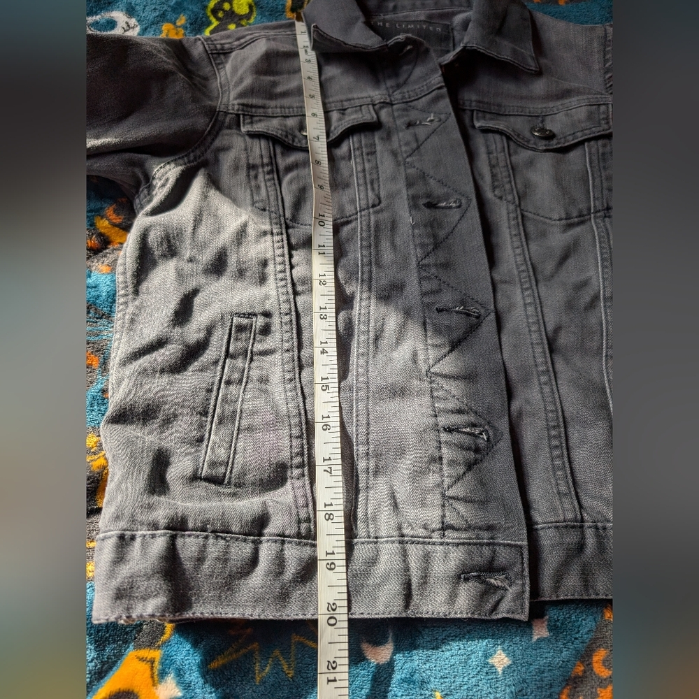 The Limited Gray Jean Jacket - Picture 7 of 8